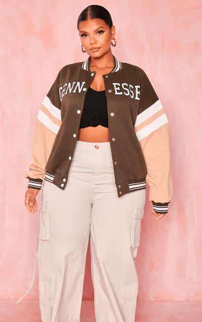 Women's Two-Tone Leather Jacket