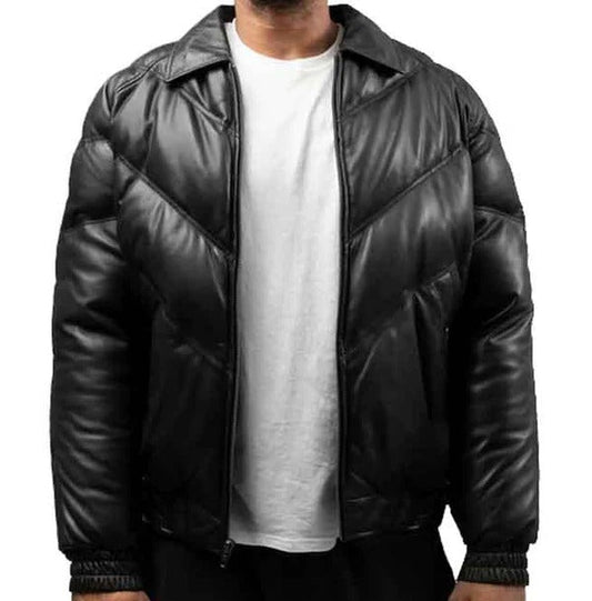Soft Leather Winter Jacket