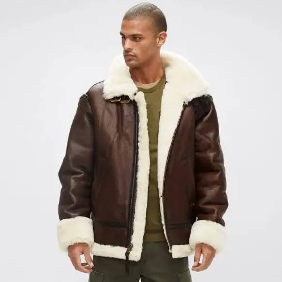 Air Forces shearling jacket
