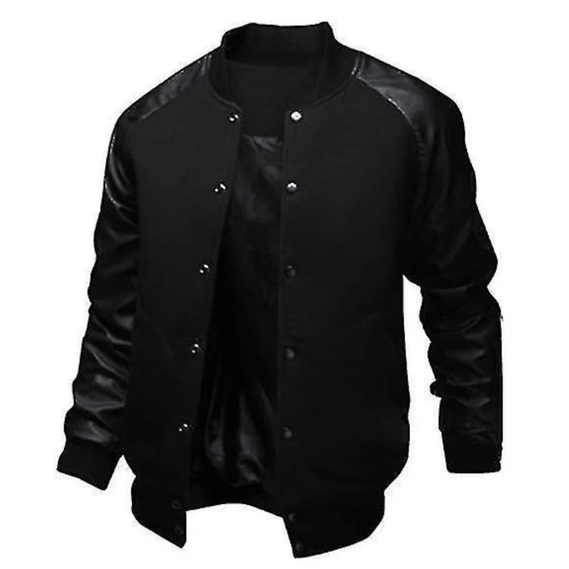 Men New Varsity Letterman Bomber Jacket