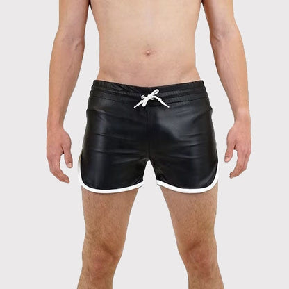 Men’s Genuine Leather Gym & Beach Shorts