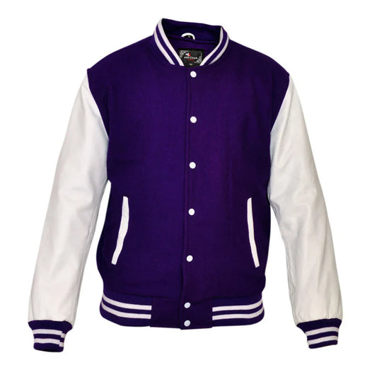 Men's Premium Real Leather Varsity Letterman Jacket