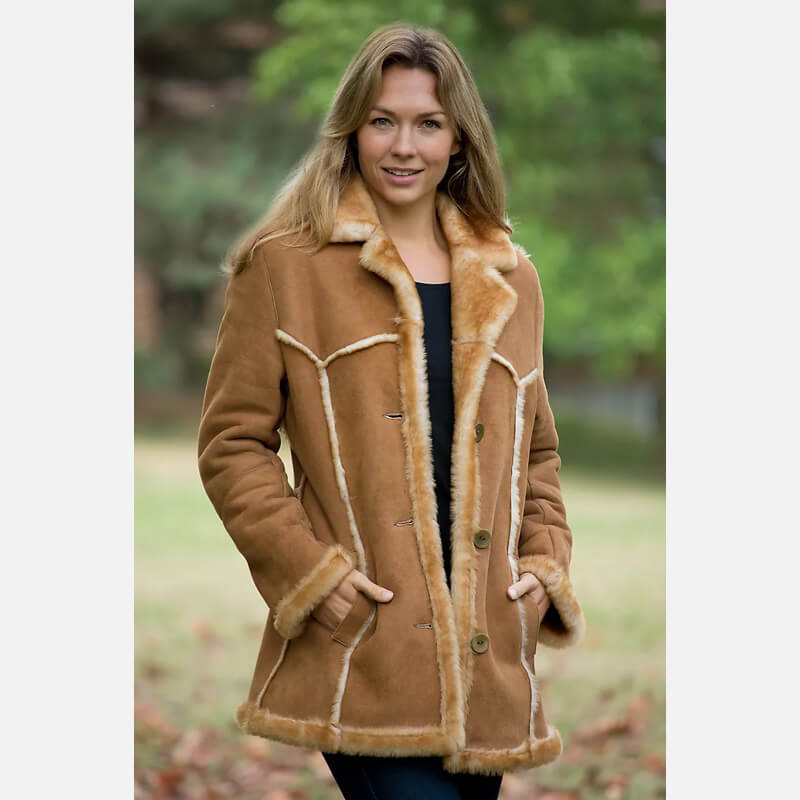 Women's Shearling Sheepskin Rancher Jacket