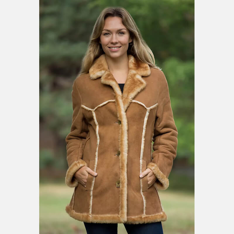 Shearling Sheepskin Rancher Jacket