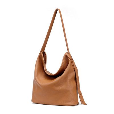 Alisa Slouchy Leather Shoulder Bag