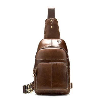 Arden Explorer Leather Chest Bag – Vintage Crossbody Sling