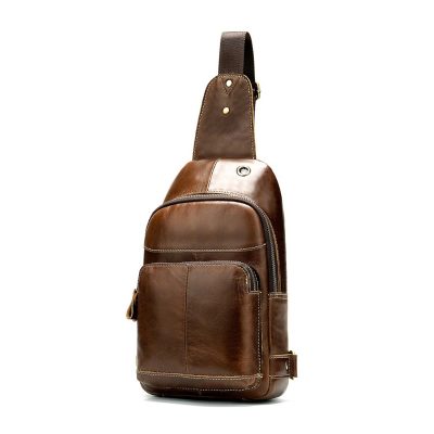 Arden Explorer Leather Chest Bag – Vintage Crossbody Sling
