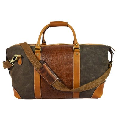 Nomadic Wanderer Leather Duffel Bag – Rugged Elegance for the Free-Spirited