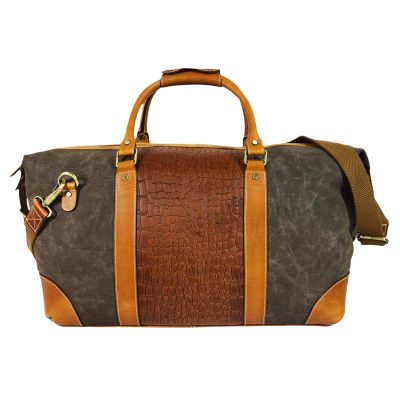 Nomadic Wanderer Leather Duffel Bag – Rugged Elegance for the Free-Spirited