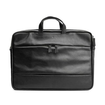 Eclipse Black Sleek Laptop Bag – Minimalist Professional Carry
