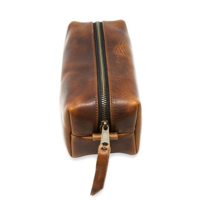 ChestnutGlide Leather Dopp Kit