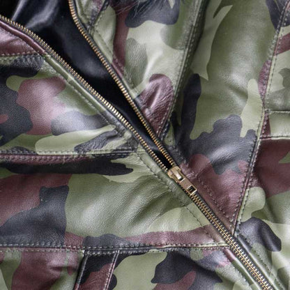 camo V-bomber jacket