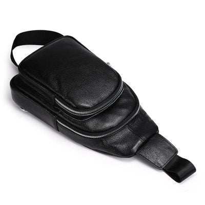 Casper Urban Leather Sling Bag – Compact Crossbody for Everyday Carry