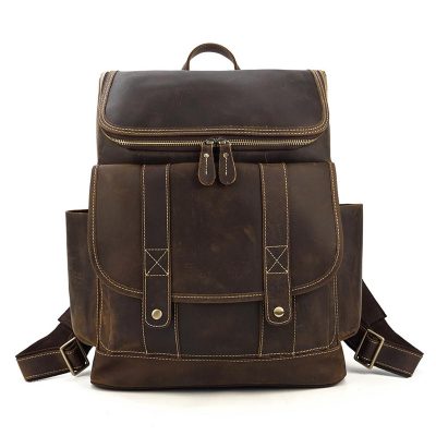 HeritageQuest Classic Brown Backpack