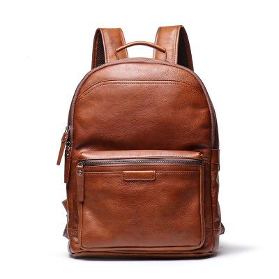 Heritage Leather Scholar Backpack – Classic Academic Style