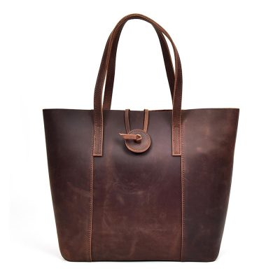 Cora Classic Leather Tote Bag