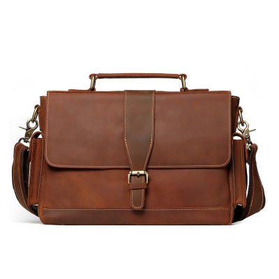 Heritage Dustin Vintage Leather Satchel – Classic Design, Timeless Function