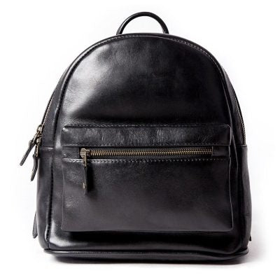 Elyna Petite Leather Explorer Backpack – Compact Travel Style