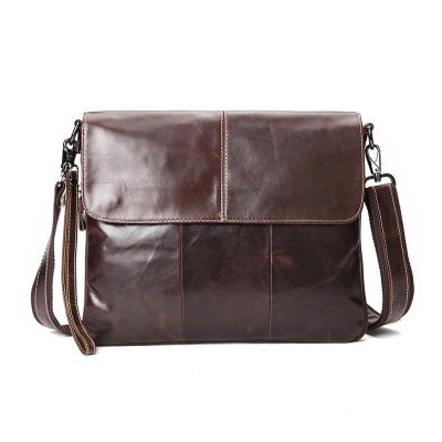 Faris Leather Messenger Bag – Sleek, Functional & Built to Last