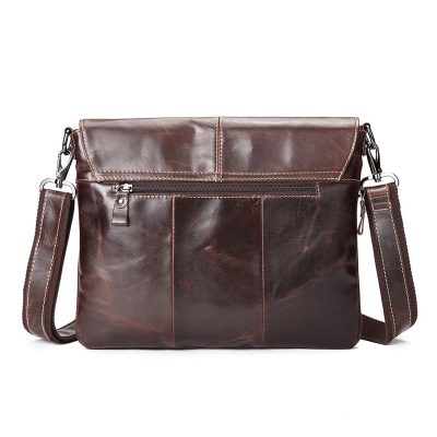 Faris Leather Messenger Bag – Sleek, Functional & Built to Last