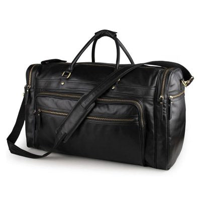 Heritage Craft Leather Overnighter – Classic Overnight Travel Bag
