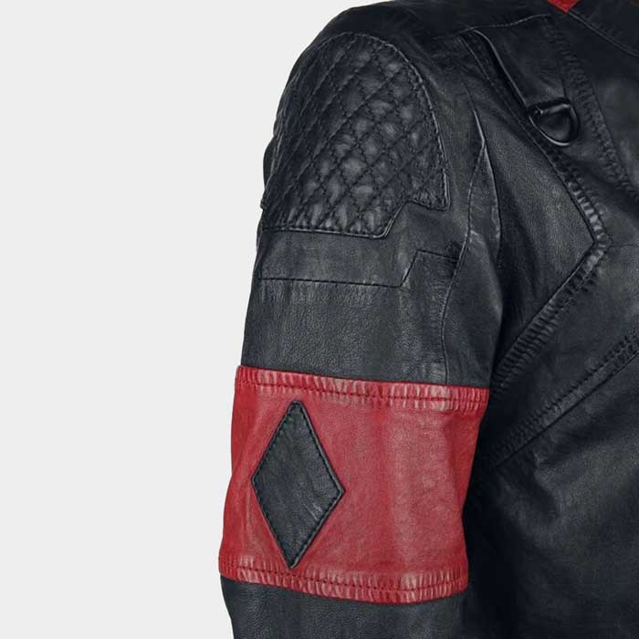 Live Fast Die Clown cosplay leather jacket with pockets