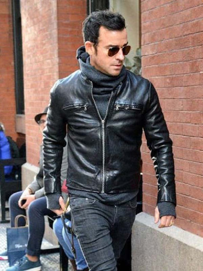 Justin Theroux Zoolander 2 genuine leather jacket