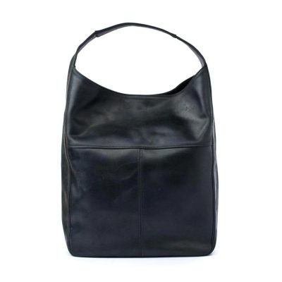 LunaLuxe Leather Hobo Bag