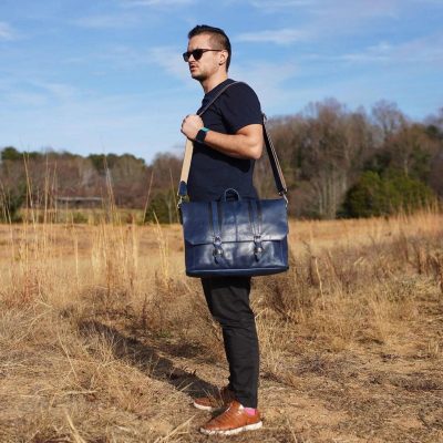 LuxeLeather Elite Messenger Bag – Executive Luxury, Everyday Performance