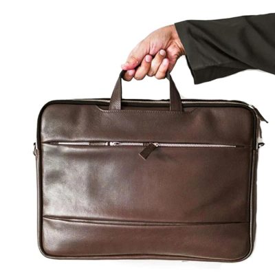 Élan LeatherWorks Natural Milled Laptop Bag – Artisan Business Carry