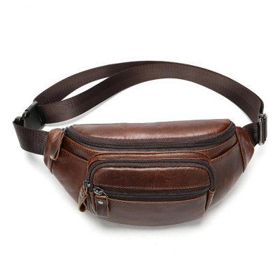 Vintage Voyager Leather Waist Bag – Retro Style for Modern Explorers