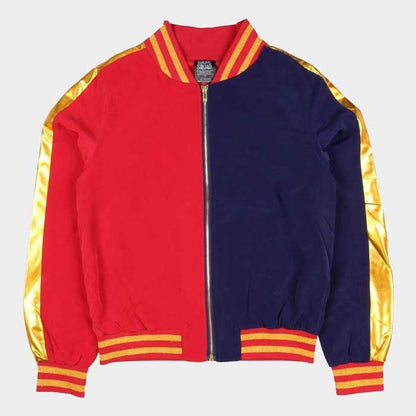 Harley Quinn cosplay bomber jacket for Halloween