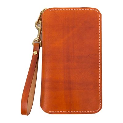 Bellroy Brown Leather Zip Folio Wallet – Premium RFID-Blocking Organizer